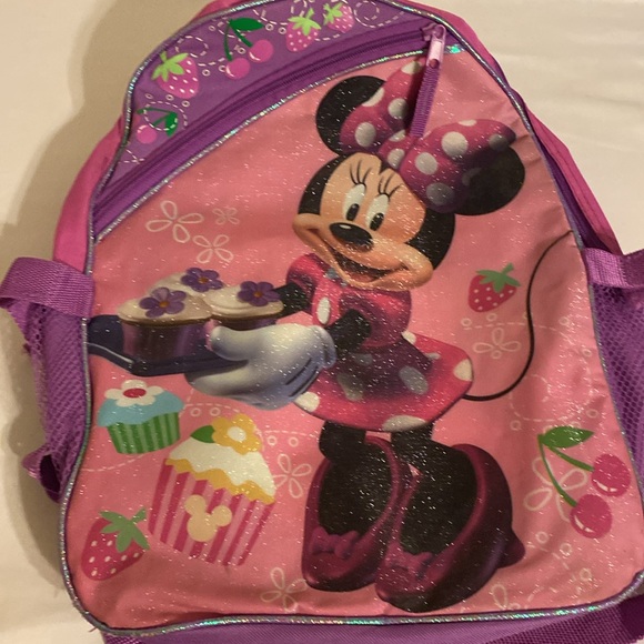Disney Minnie Mouse School Backpack with matching Lunch Box - Picture 6 of 9